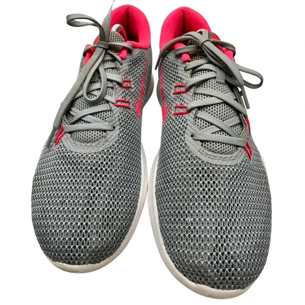 Nike Flex Trainer TR 7 898479-006 Gray‎ Pink Womens Running  Sneakers Sz 11.5